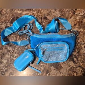 Steve Madden Vibrant Blue Crossbody Bag Set